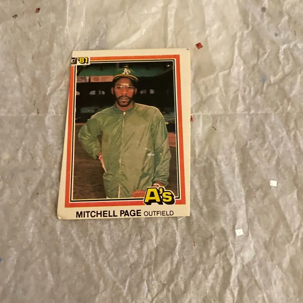 1️⃣9️⃣8️⃣1️⃣🔥DONRUSS VERY RARE PRINTING ERROR BASEBALL ⚾️ CARD💥 - Picture 5 of 8
